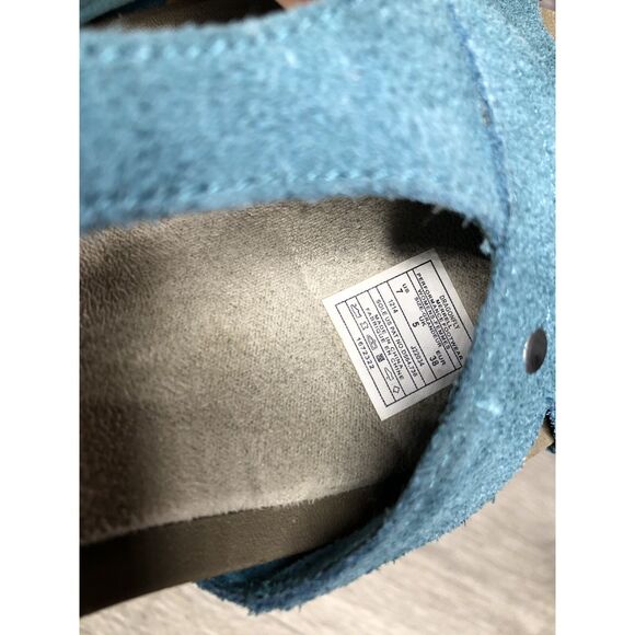 Merrell Revalli Dragonfly Blue Teal Leather Strappy Wedge Sandals Women Sz 7M US - Picture 8 of 16